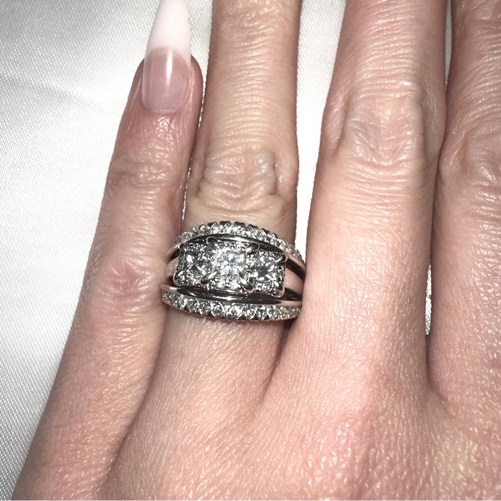 SOLD! NOT FOR SALE! 2 cttw Genuine Diamond WG/14k